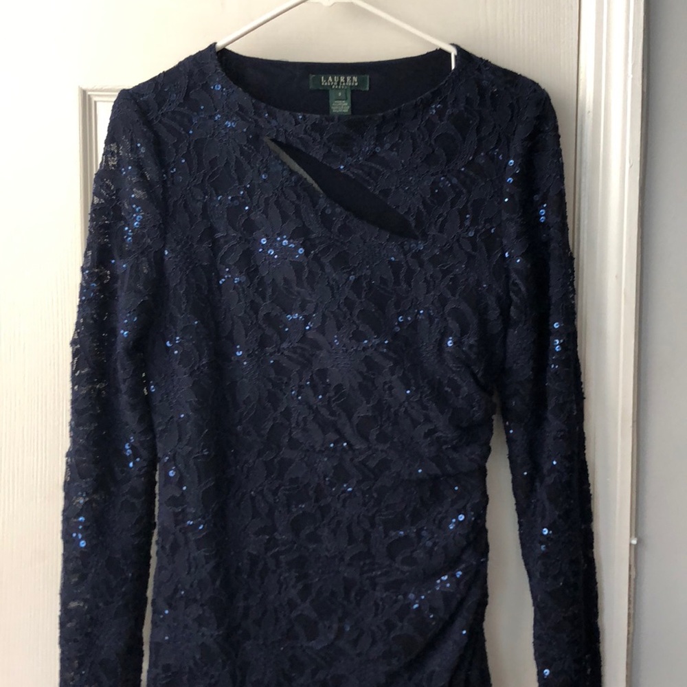 Lauren Ralph Lauren dress looks amazing on!